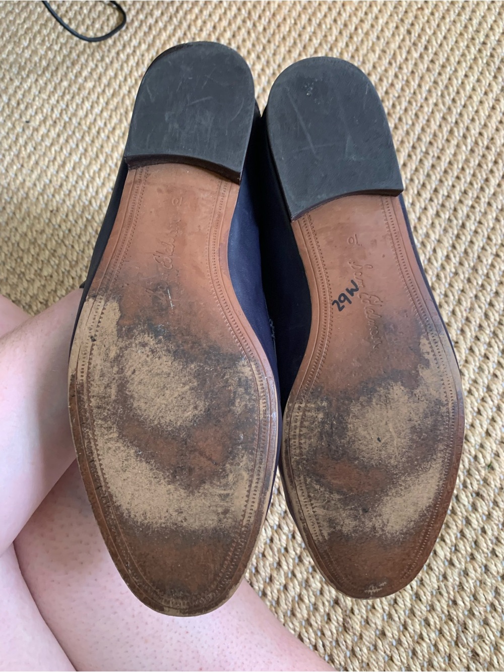 Sam Edelman Navy Leather Bit Loafers size 10 - Picture 7 of 7